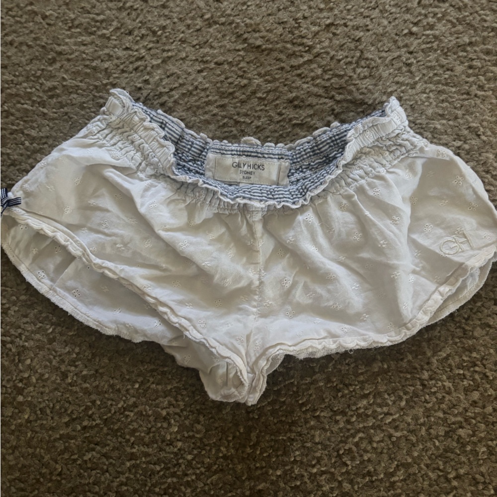 Vintage Gilly Hicks Blue and White Striped Bloomers